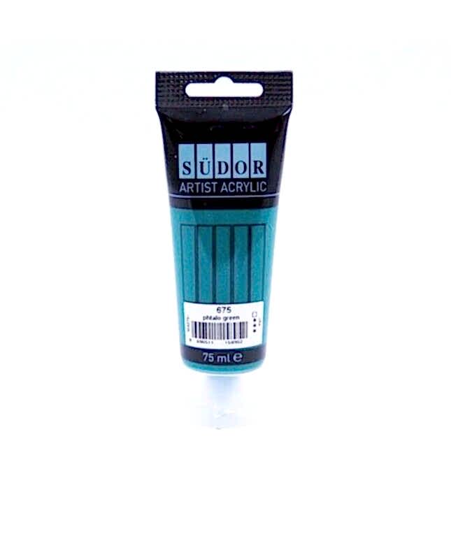 Südor Akrilik Tüp Boya 75 Ml Fitalo Yeşil 675