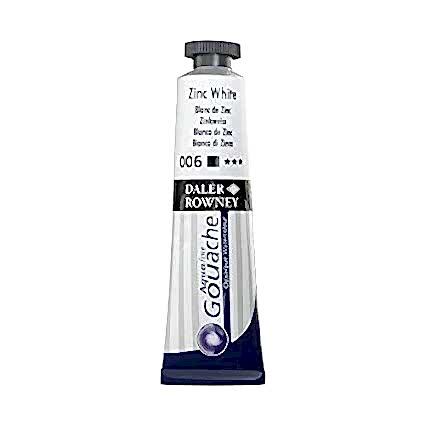 Daler Rowney Aquafine Guaj 15 Ml Zinc White
