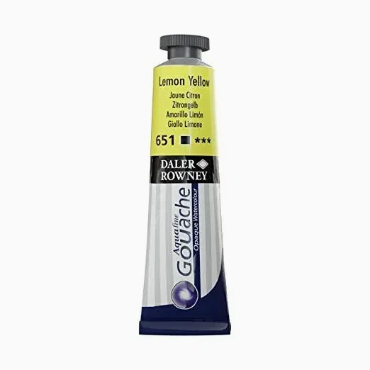 Daler Rowney Aquafine Guaj 15 Ml Lemon Yellow