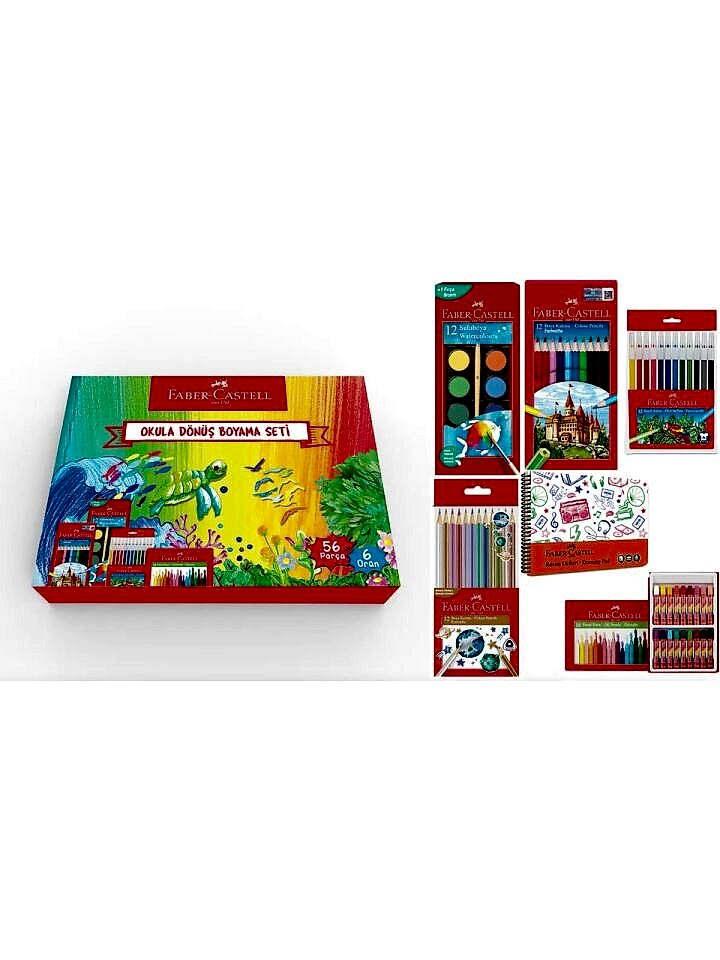 Faber-Castell Okula Dönüş Boyama Seti
