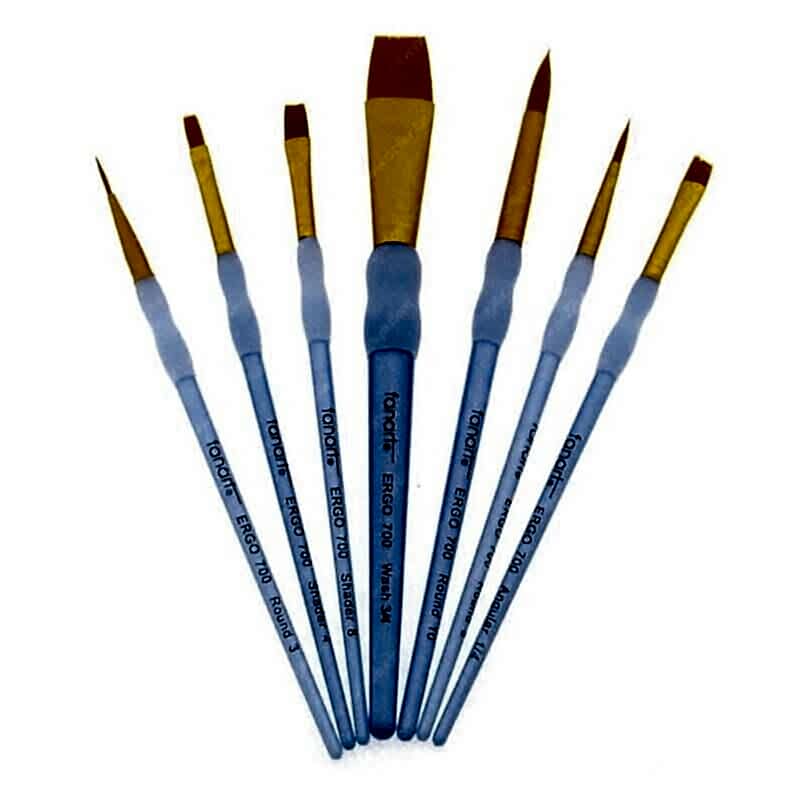 Fanart Academy Ergo 700 Seri Fırça Seti 8 7 Li