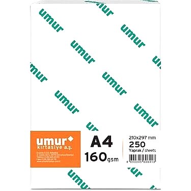 Umur A4 160 Gr Gramajlı Kağıt