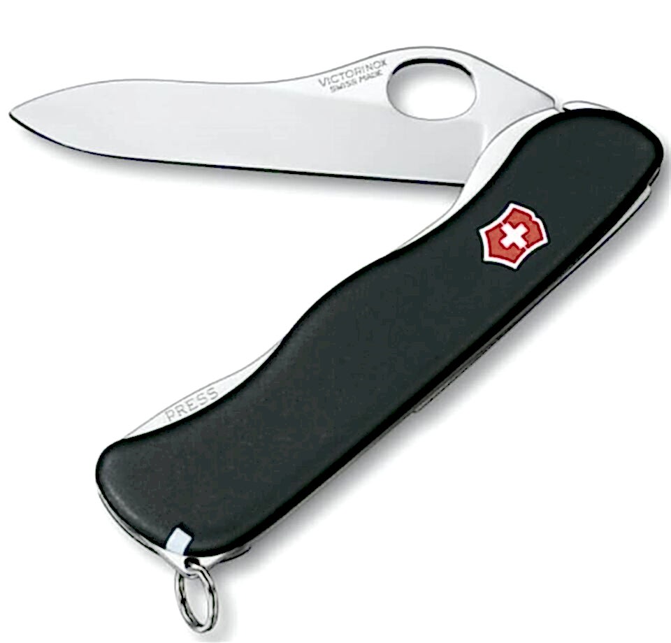 Çakı Vict Sentinel Düz Ağız Tek El Siyah