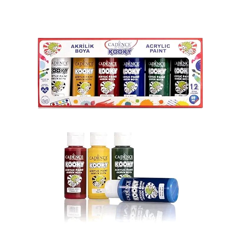 Cadence Kooky Akrilik Boya Set2 12x59 Ml