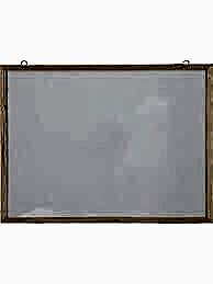 İnter 30x45 Ahşap Çerçeveli Laminant Yüzey Duvara Monte Beyaz Yazı Tahtası