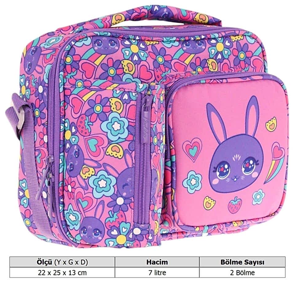 Kaukko Kids Beslenme Çantası Shine Rabbit