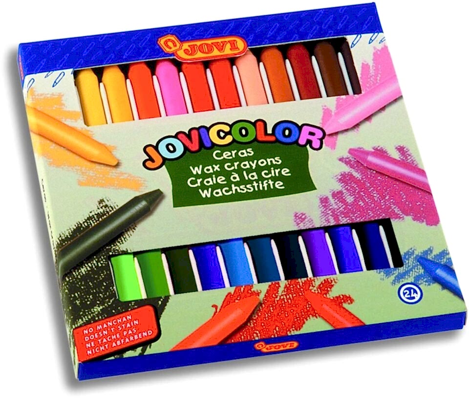 Jovi 980/24 Jumbo Yuvarlak Mum Boya 24 Lü