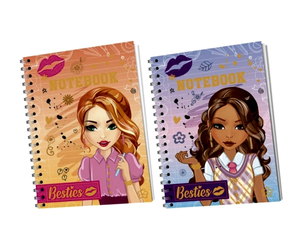 Taros Besties Notebook A6 60 Yaprak Çizgili