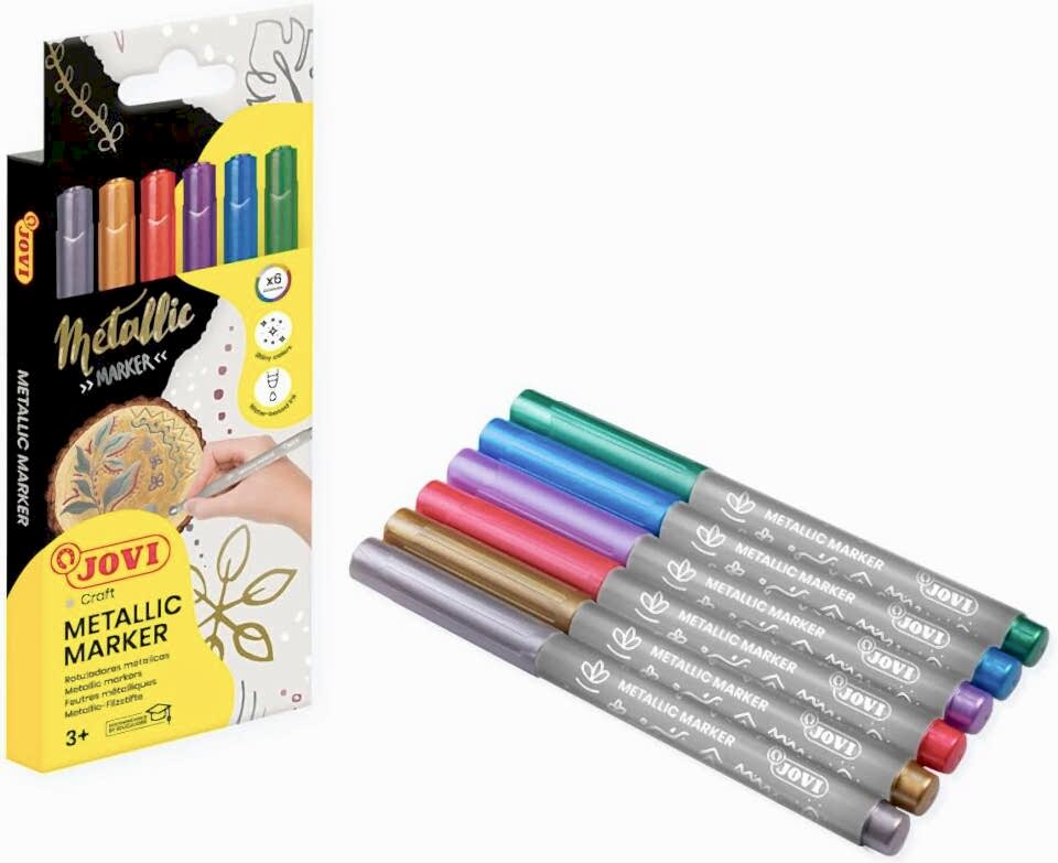 Jovi 1606M Decor Metalik Kalem 6 Renk