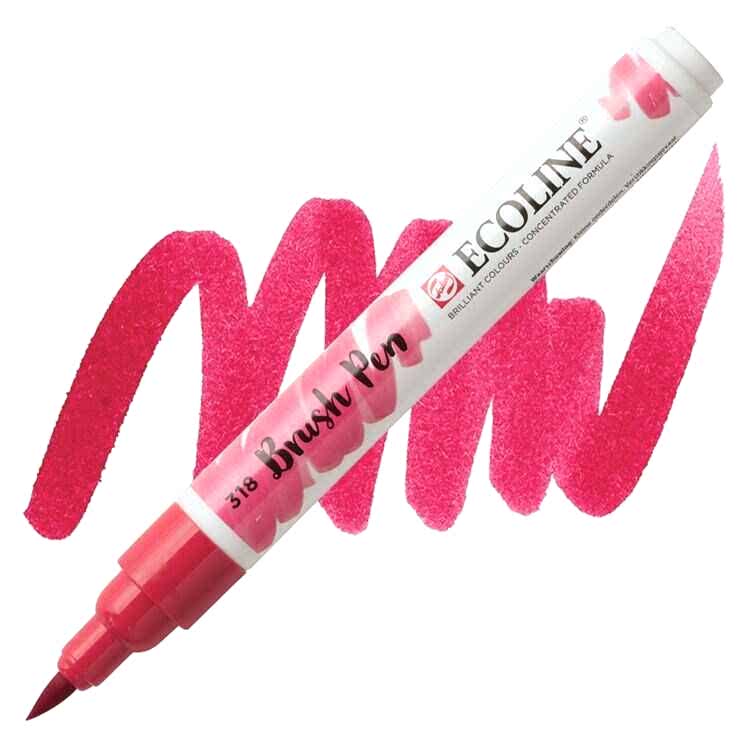 Ecoline Fırça Uçlu Kalem Carmine