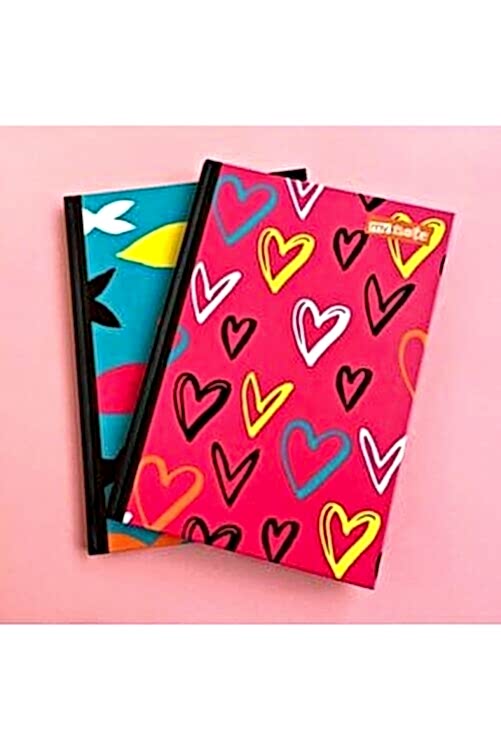 Mynote Neon Sert Kapak Defter 14x20 96 Yaprak Çizgili
