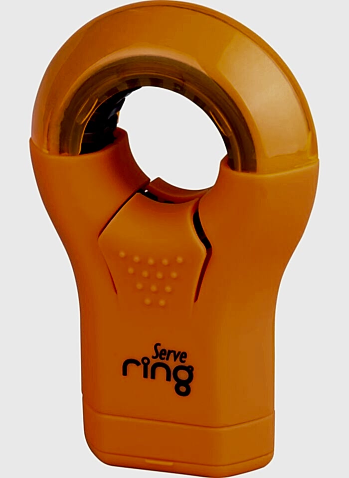 Serve Rıng Silgili Kalemtras Turuncu Tekli