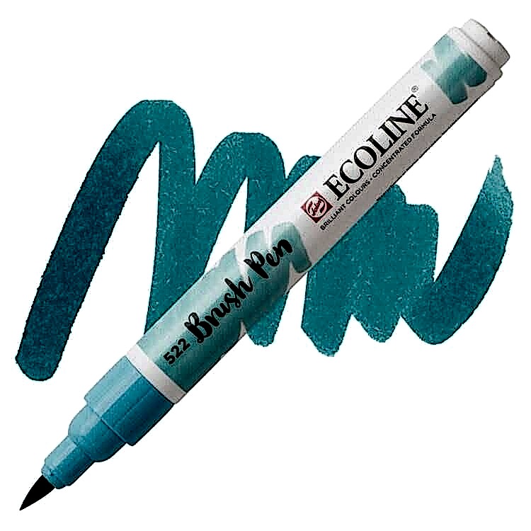 Ecoline Fırça Uçlu Kalem Turquise Blue