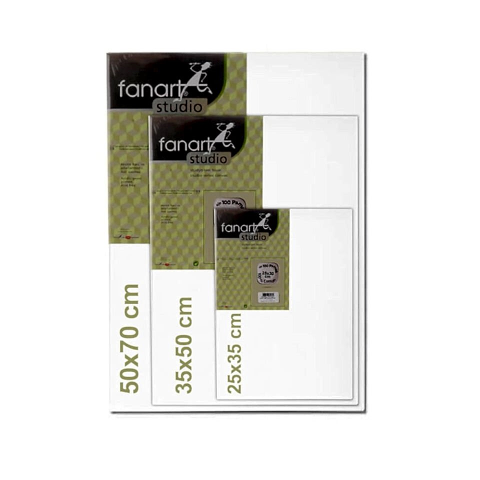 Fanart Studio Tuval %100 Pamuk 320 Gr 50x70 Cm
