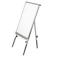 İnter 60x90 Alüminyum Çerçeve Manyetik Yüzeyli Teleskopik Ayaklı Beyaz Yazı Tahtası