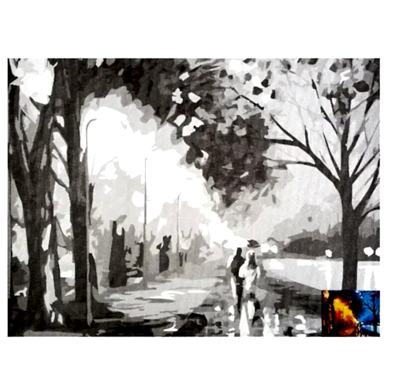 Güven Art&nbsp;St Petersburg Desenli Tuval 30x40 Cm Autumn Walk