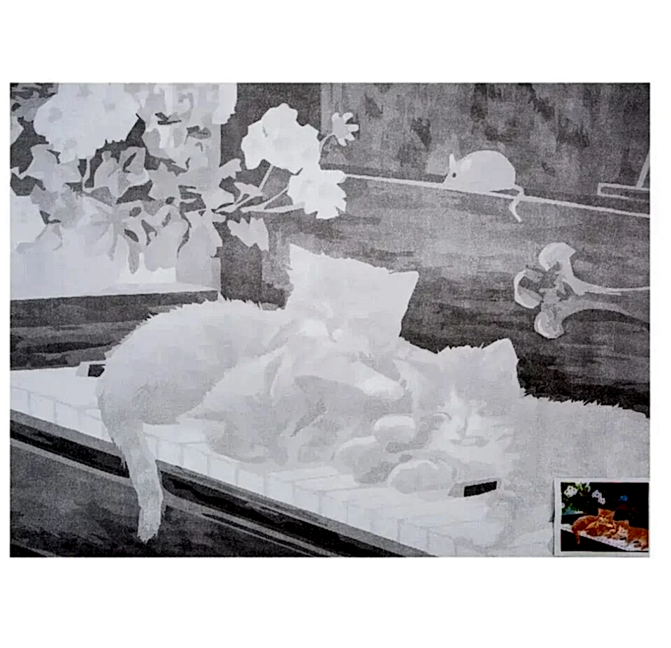 Güven Art&nbsp;St Petersburg Desenli Tuval 30x40 Cm Cats