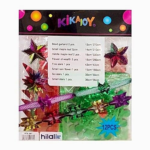 Kika Metalize Süsleme Seti