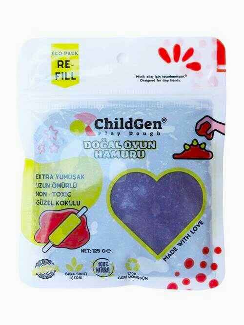 Gen Oyuncak Poşet Hamur 125 Gr Mor