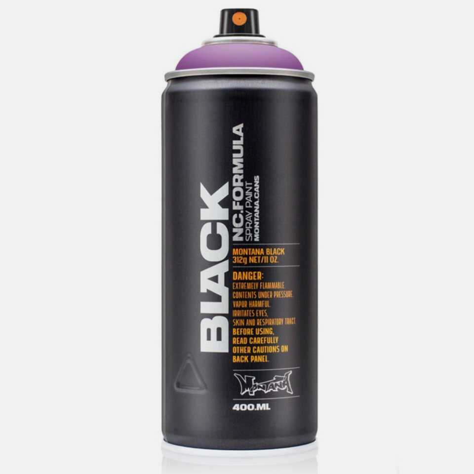 Montana Black Sprey Boya 400 Ml Monster BLK4020