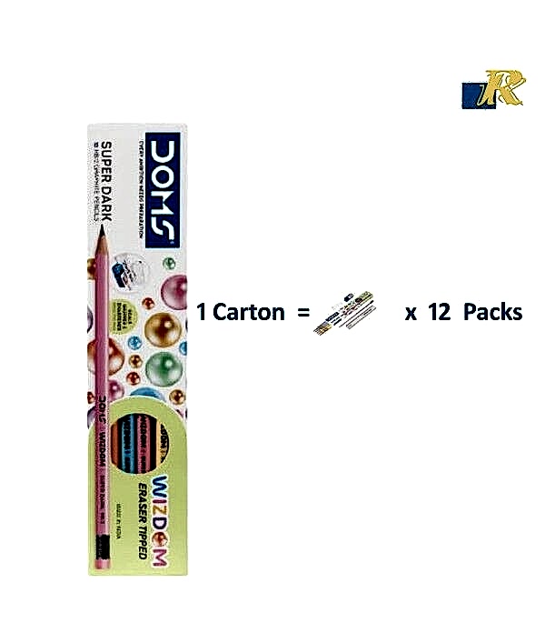 Doms Wizdom Kurşun Kalem Silgili 12 Li