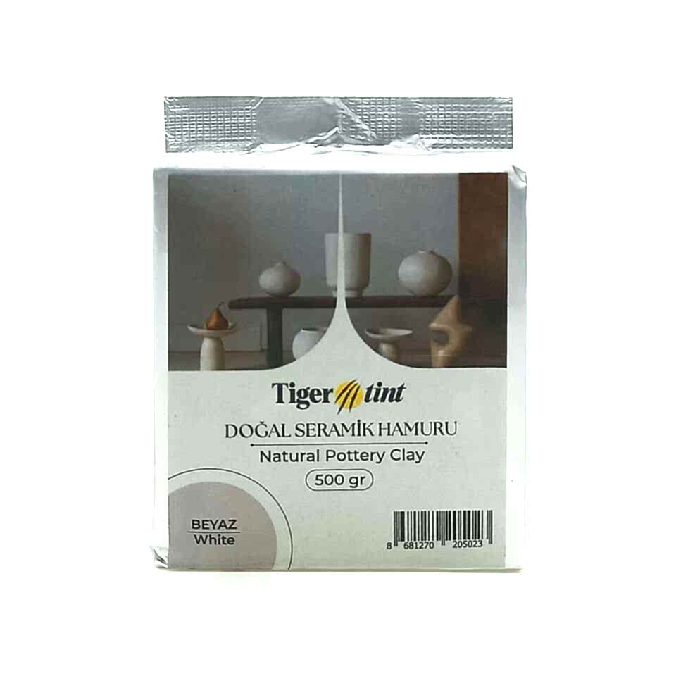 Güven Art Tigertint Seramik Hamuru 500 Gr Beyaz