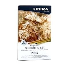 Lyra Rembrandt 11 Li Metal Kutu Sketching Set Box