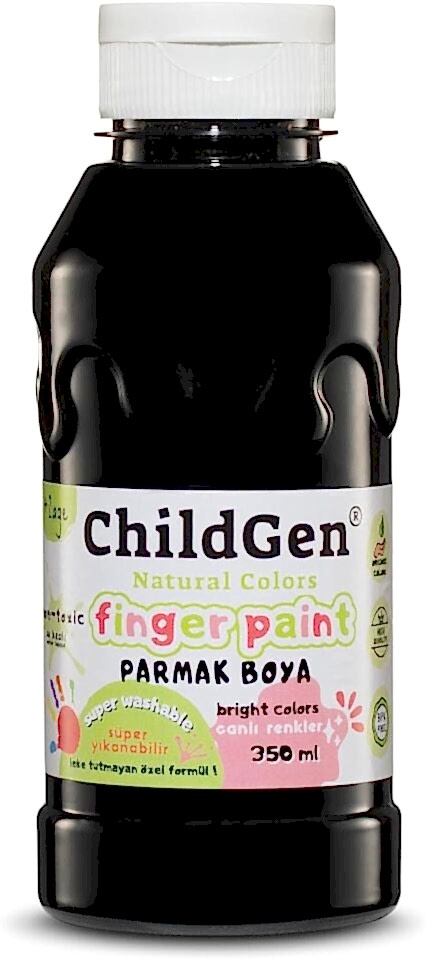 Gen Oyuncak Parmak Boya 350 Ml Siyah