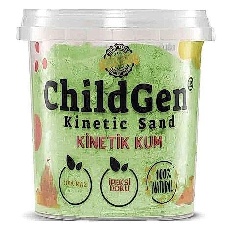 Gen Oyuncak Kinetik Kum 500 Gr Yeşil