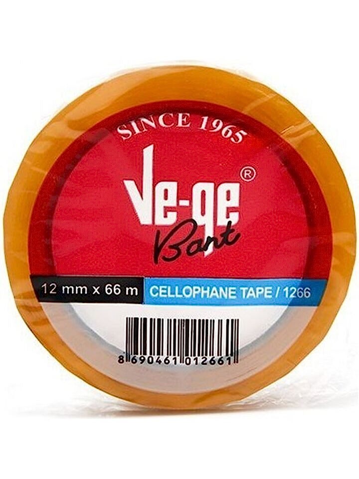 Vege Selefon Bant Ets Mavi Şeritli 12x66