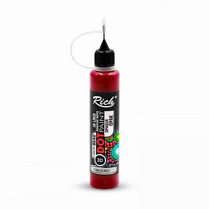 Rich Dot Paint Bordo