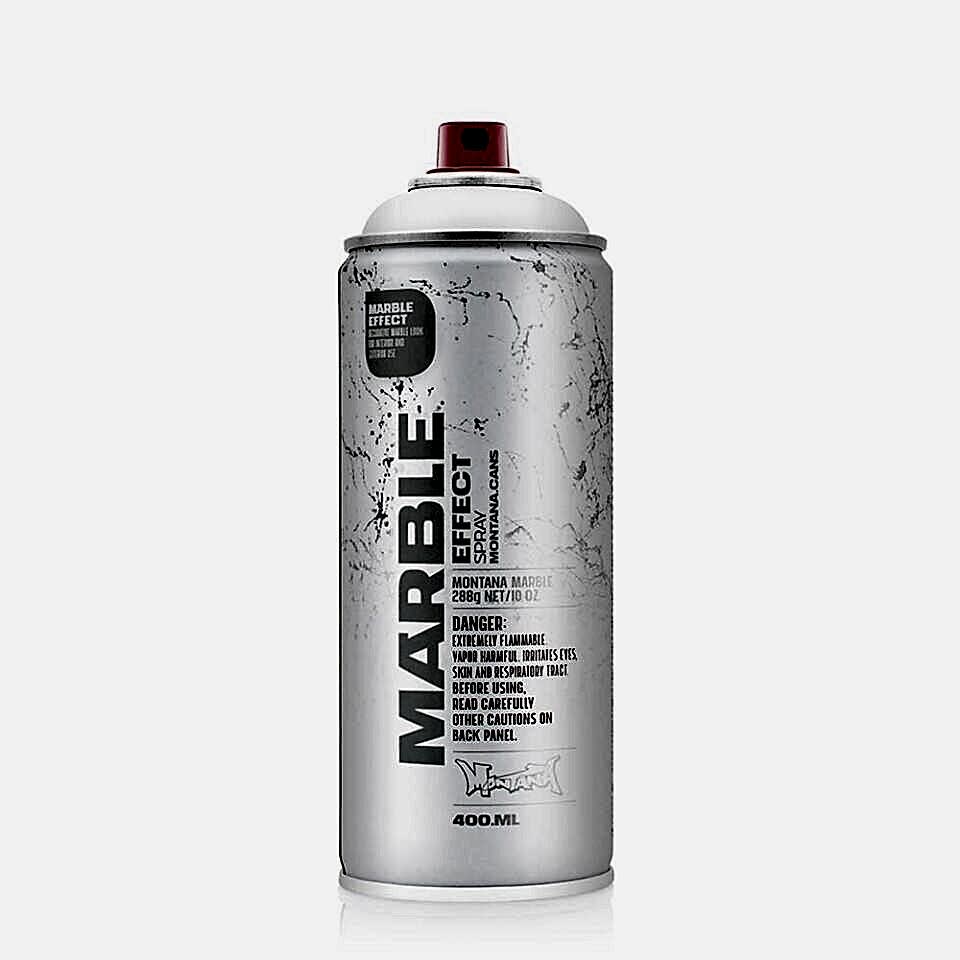 Montana Effect Marble Sprey Boya 400 Ml White Em 9100