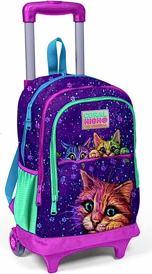 Yaygan Coral High Çekçek Sırt Çanta Işıklı Tekerlek 23932