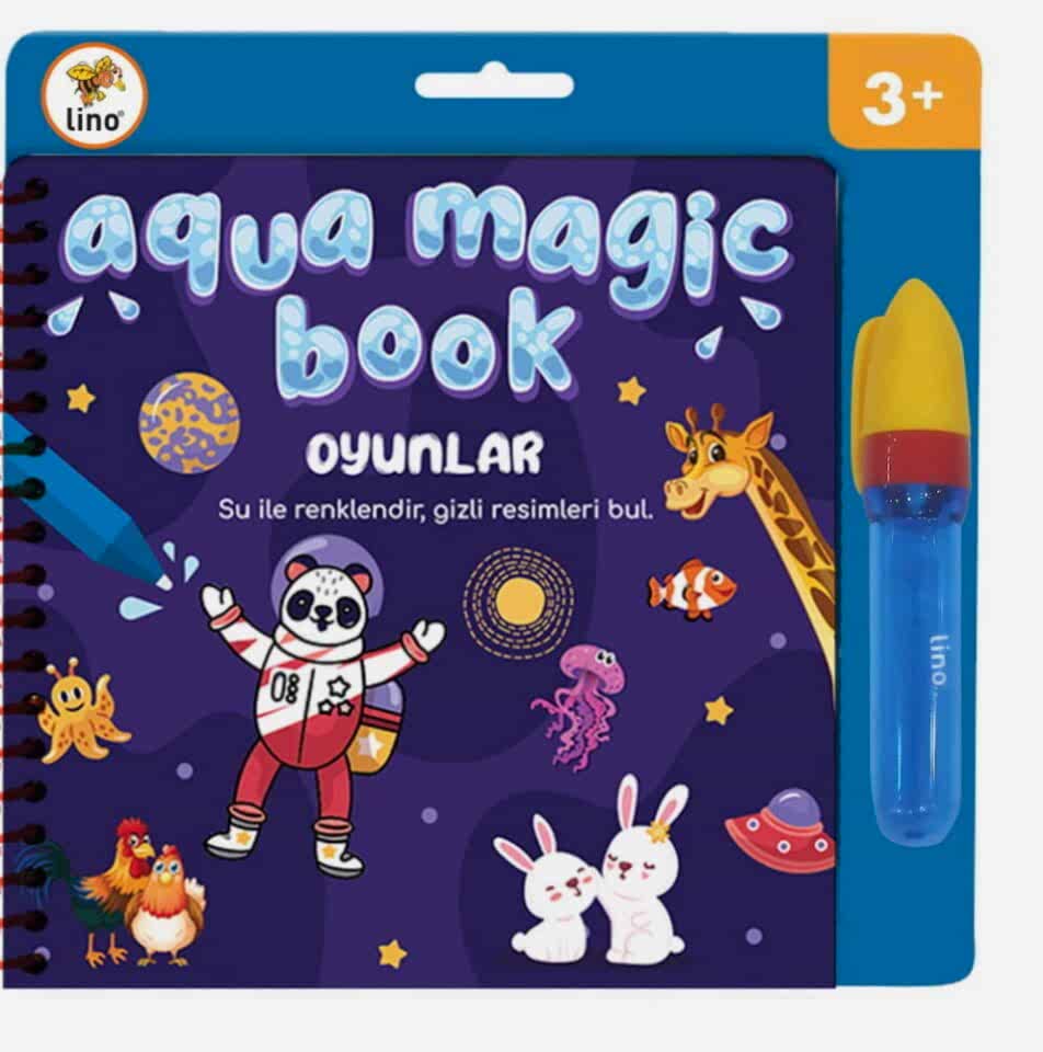 Lino Aqua Magic Book Oyunlar Sihirli Boyama Kitabı