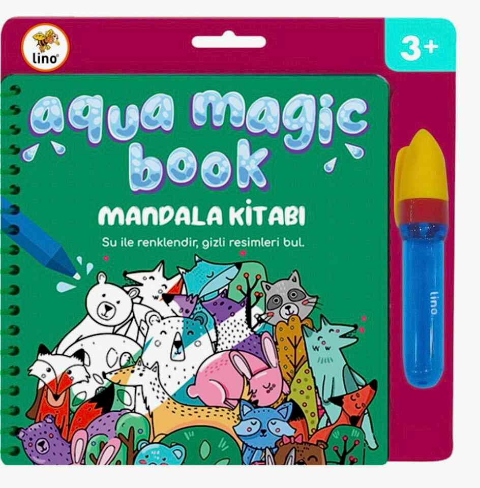 Lino Aqua Magic Book Mandala Sihirli Boyama Kitabı