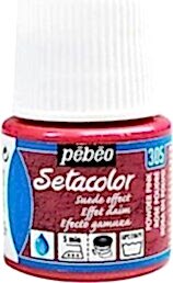Pebeo Setacolor Opaque Suede Effect 45 Ml Powder Pink