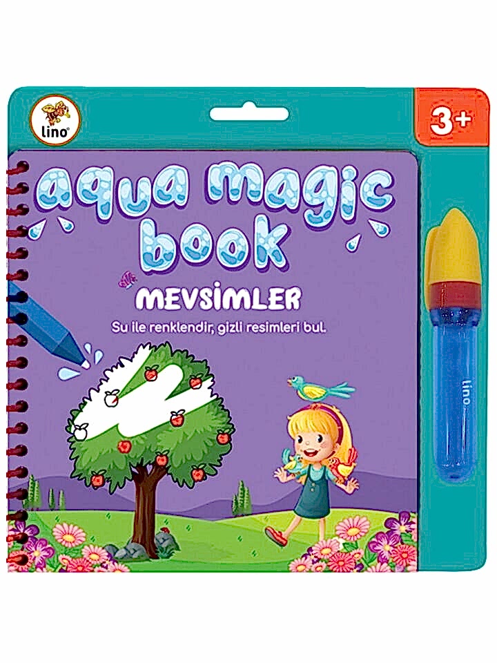 Lino Aqua Magic Book Mevsimler Sihirli Boyama Kitabı
