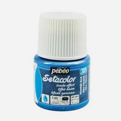 Pebeo Setacolor Opaque Suede Effect 45 Ml Powder Blue