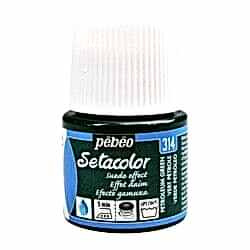 Pebeo Setacolor Opaque Suede Effect 45 Ml Petroleum Green