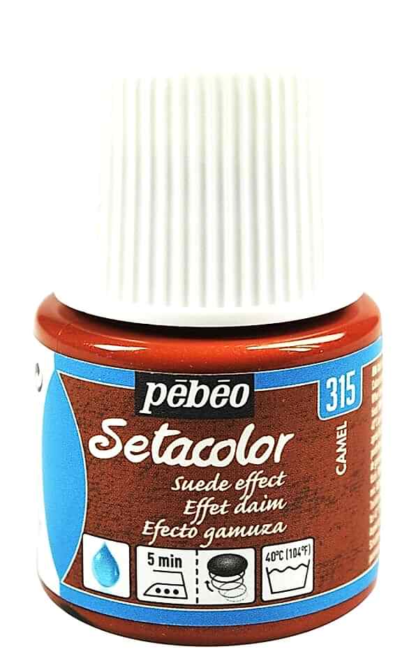 Pebeo Setacolor Opaque Suede Effect 45 Ml Camel