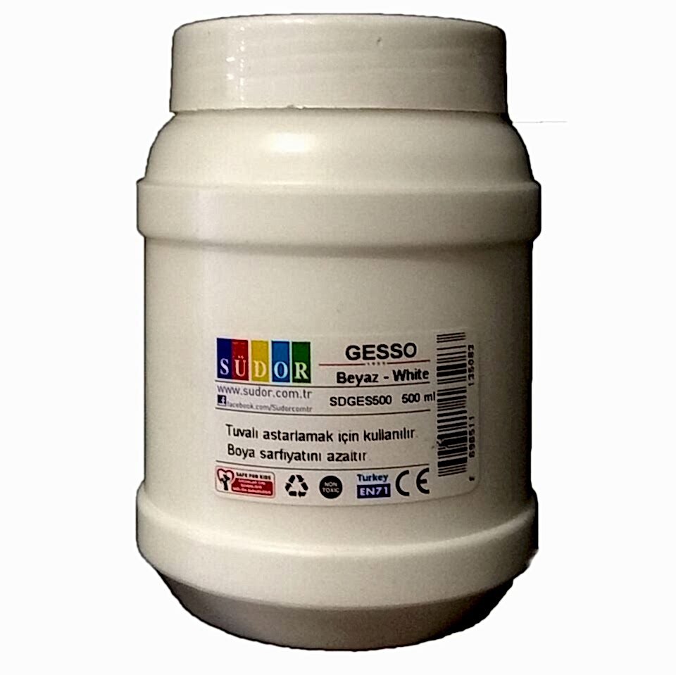 Südor Tuval Astar Boyası Siyah 500 Ml