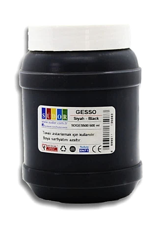 Südor Tuval Astar Boyası Siyah 400 Ml