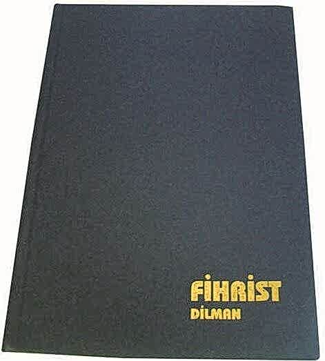 Dilman Fihrist 14,5x20,5 20 Yaprak 14 Basamak