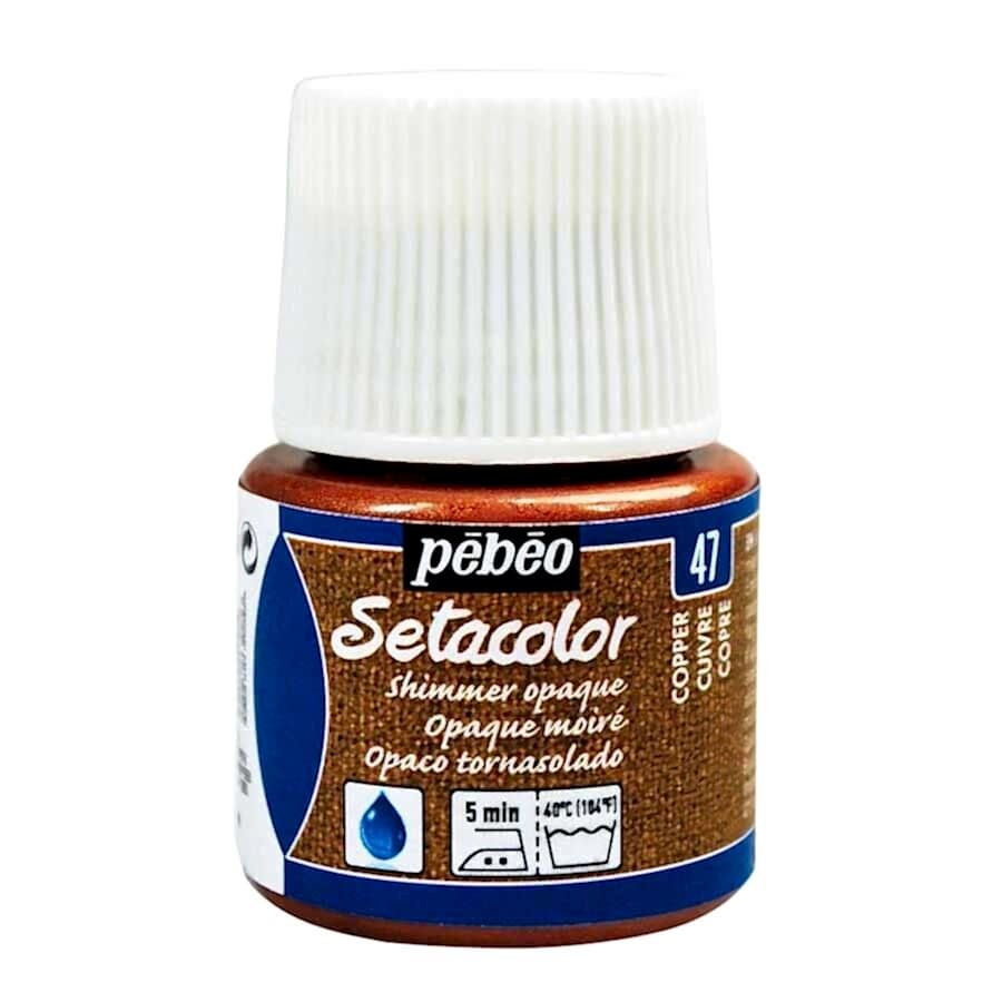 Pebeo Setacolor Opaque 45 Ml Şişe Yd Cuivre Clair Moire