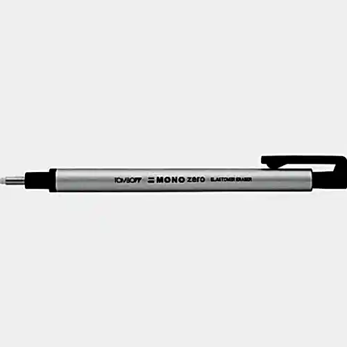 Tombow Mono Zero Kalem Silgi Yuvarlak Uç 2,3 Mm Gümüş
