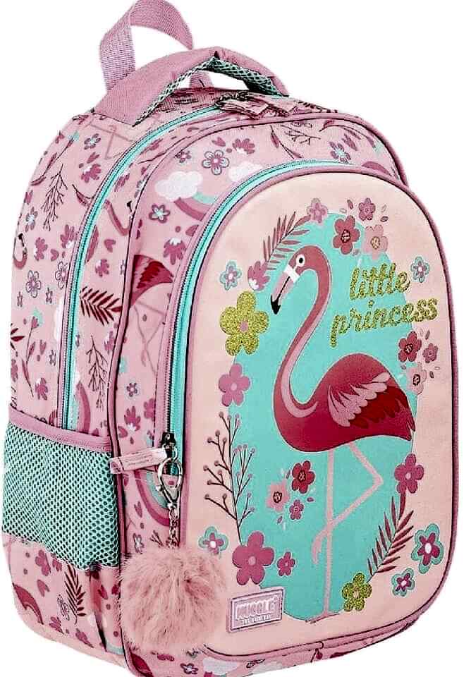 Muggle Mu-9084 Flamingo Koleksiyonu İlkokul Çantası