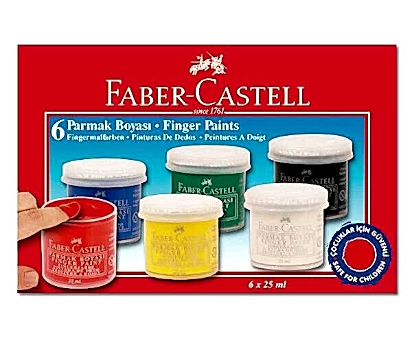 Faber-Castell Parmak Boyası 6 Renk