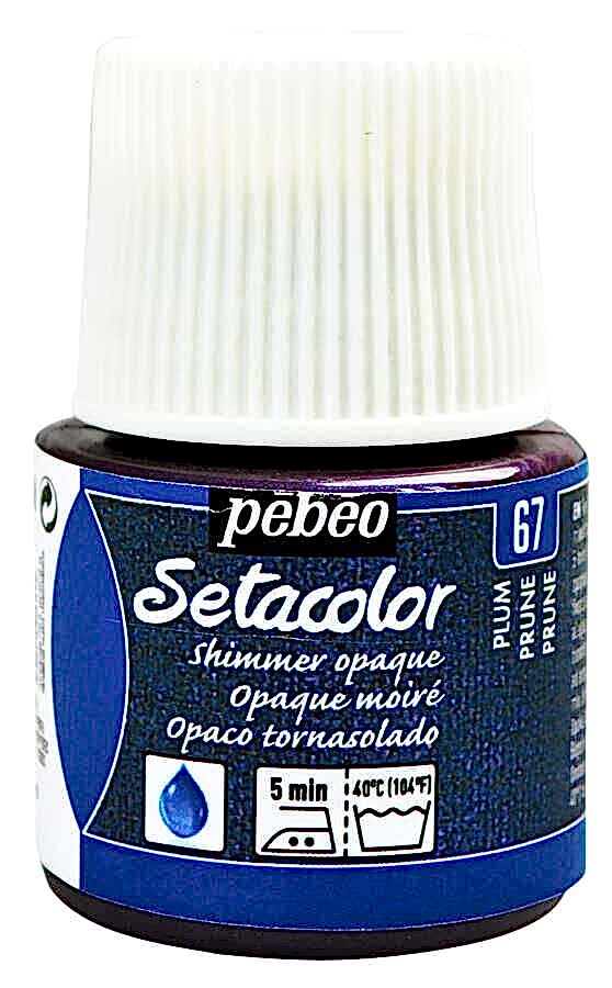 Pebeo Setacolor Opaque 45 Ml Şişe Yd Prune Moire