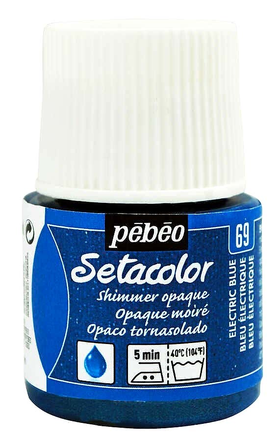 Pebeo Setacolor Opaque 45 Ml Şişe Yd Bleu Electrique Moire