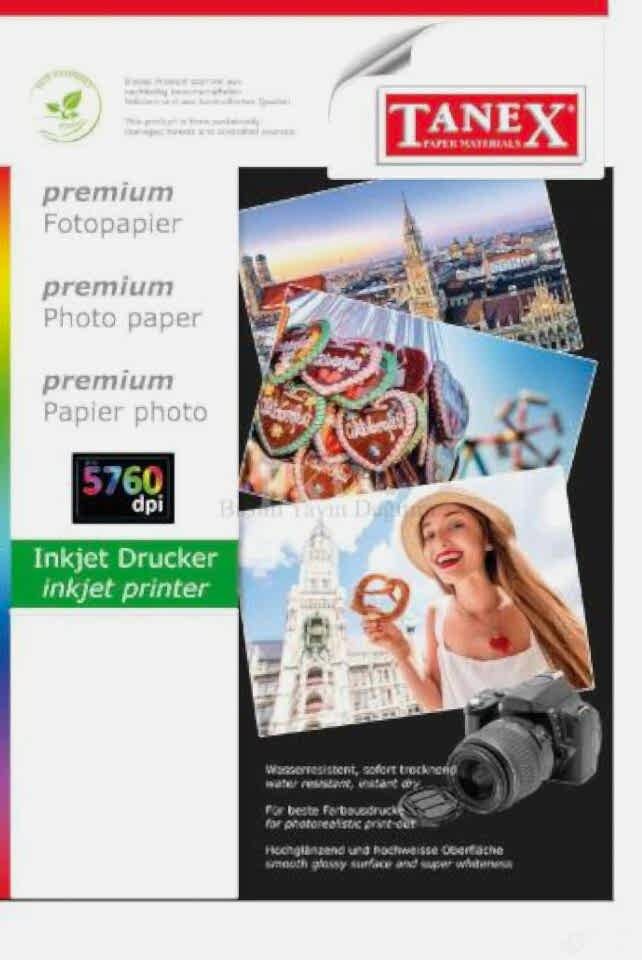 Tanex 180 Gr A4 Fotoğraf Kağıdı 25 Adet